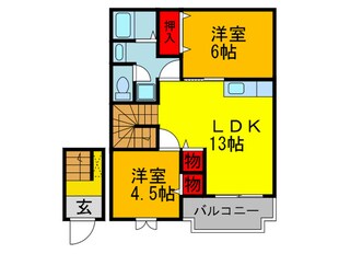 プログレース藤の物件間取画像